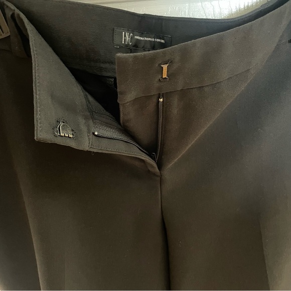 INC Black Shorts/ Size 10/ Dressy Material/ Approx 10.5” inseam/ Front zipper - Picture 11 of 12
